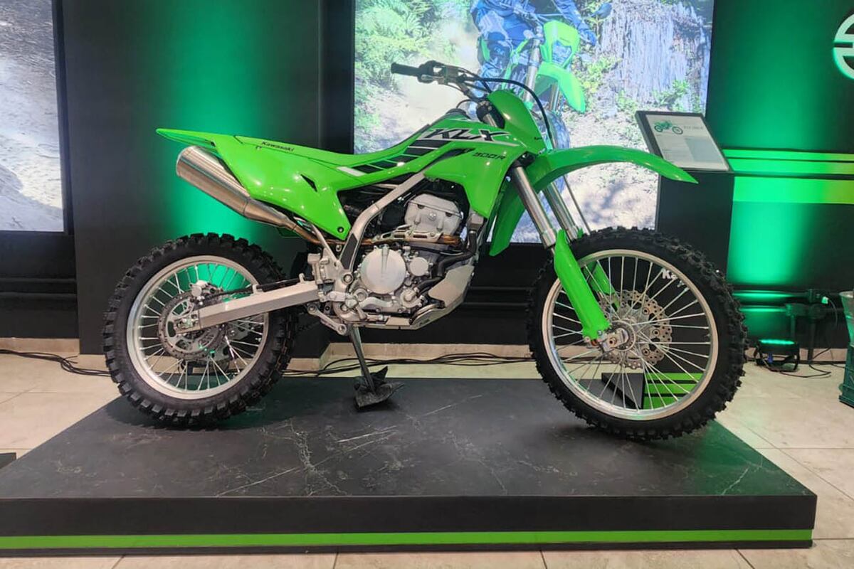 La KLX es la reina de las motocross.