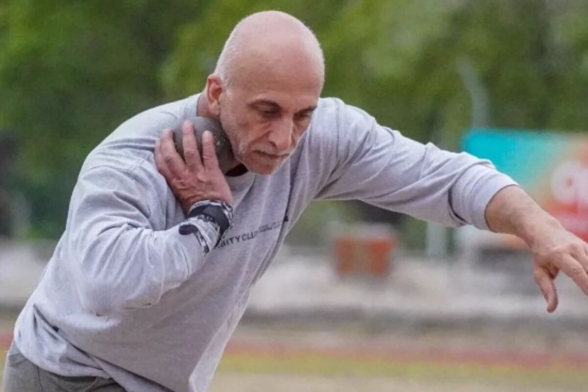 Carlos en pleno entrenamiento. (Gentileza Carlos Durán)