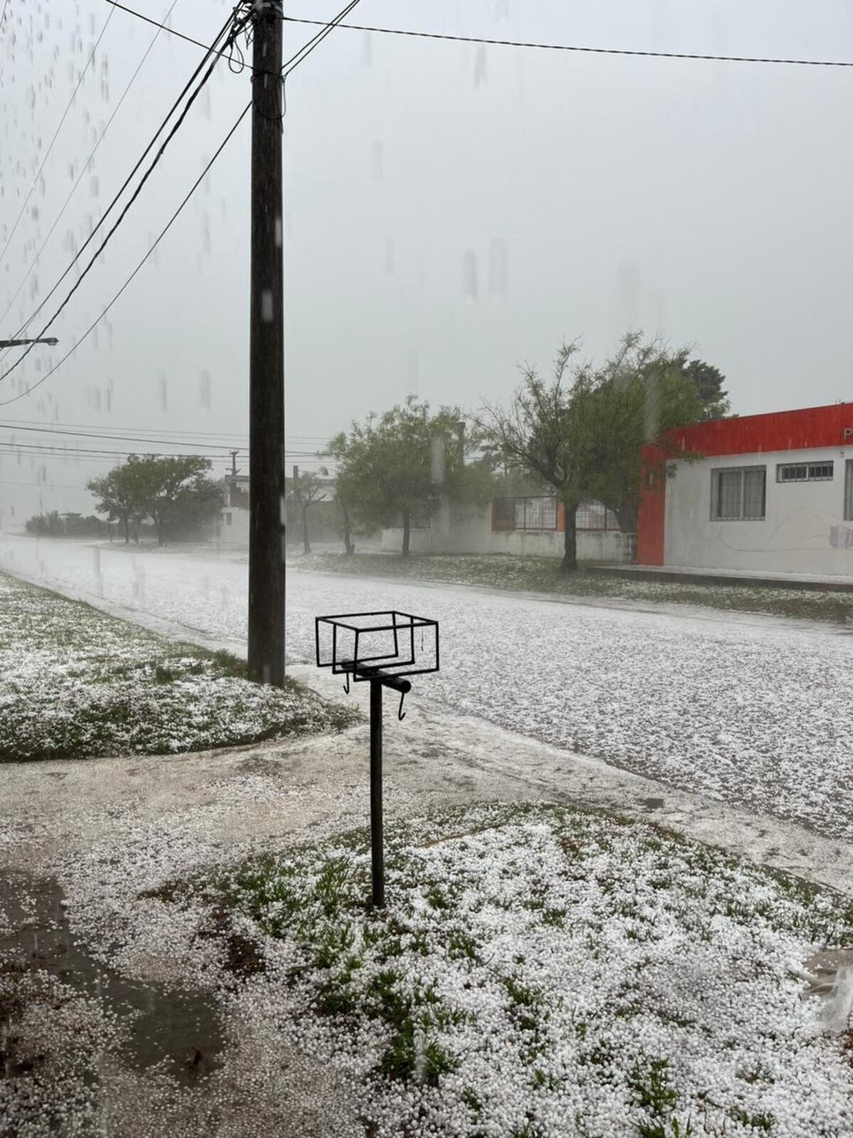 Granizada en Del Campillo este viernes 17 de octubre (gentileza)