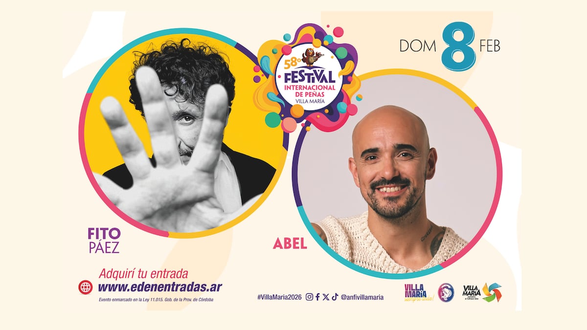 Fito Páez y Abel Pintos, los destacados del domingo en el Festival de Peñas de Villa María