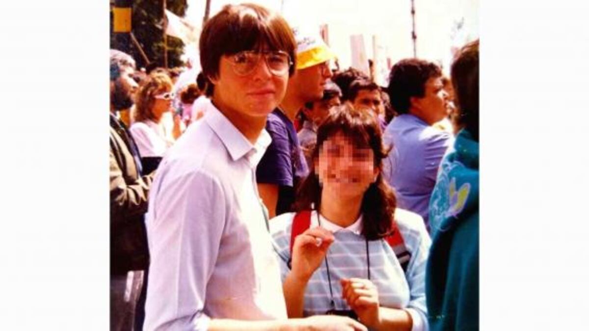 Misión pastoral. Daniel Vera, en 1987 (Gentileza Daniel Vera).