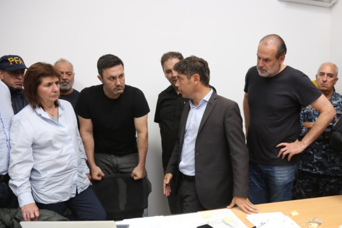 Una de las imágenes que difundió Kicillof (X).