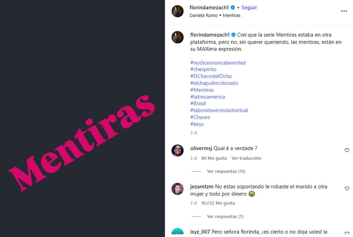 Florinda Meza contra la serie Chespirito.