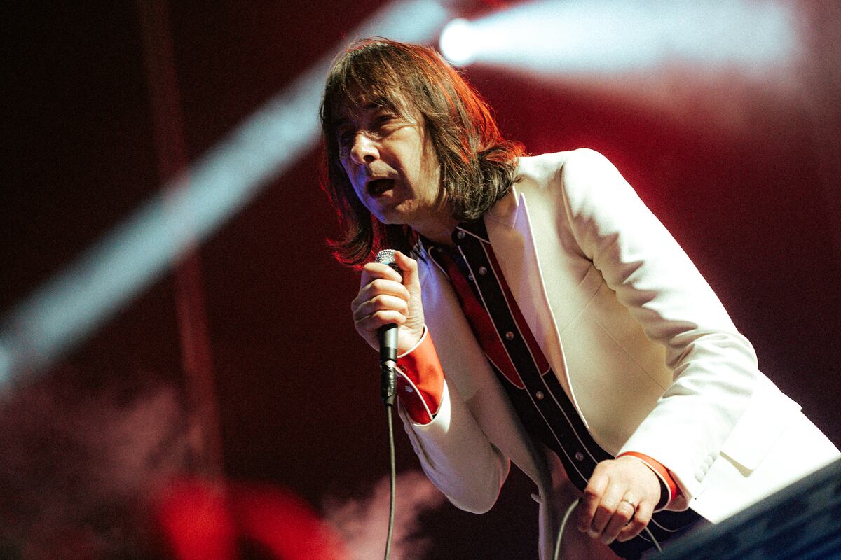 Primal Scream en el festival Music Wins, realizado en la tarde - noche del domingo en Costa Salguero, Caba. (Gentileza Lady Miru y Mateo Ronn)