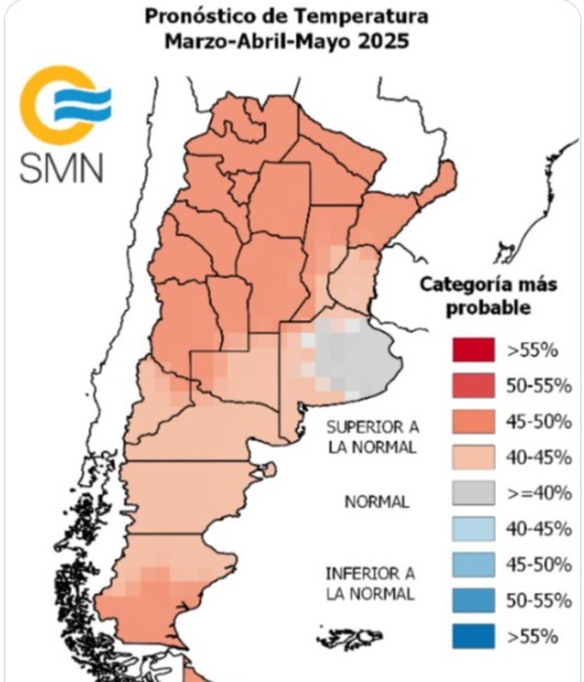 Mapa SMN