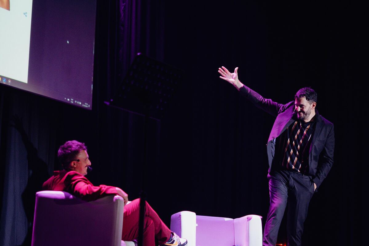Martín Garabal y Tomás Quintín Palma, en el show que traen a Córdoba.