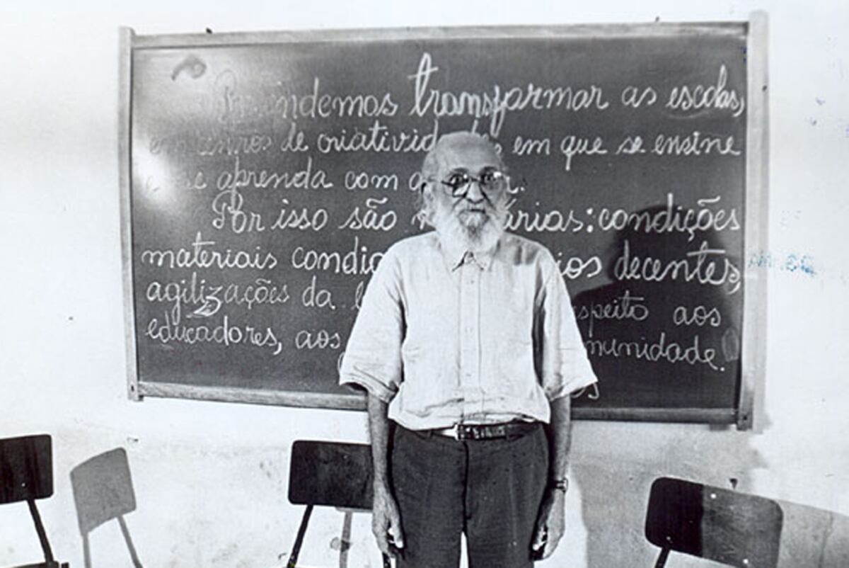 Paulo Freire filósofo y educador brasileño Foto: Archivo