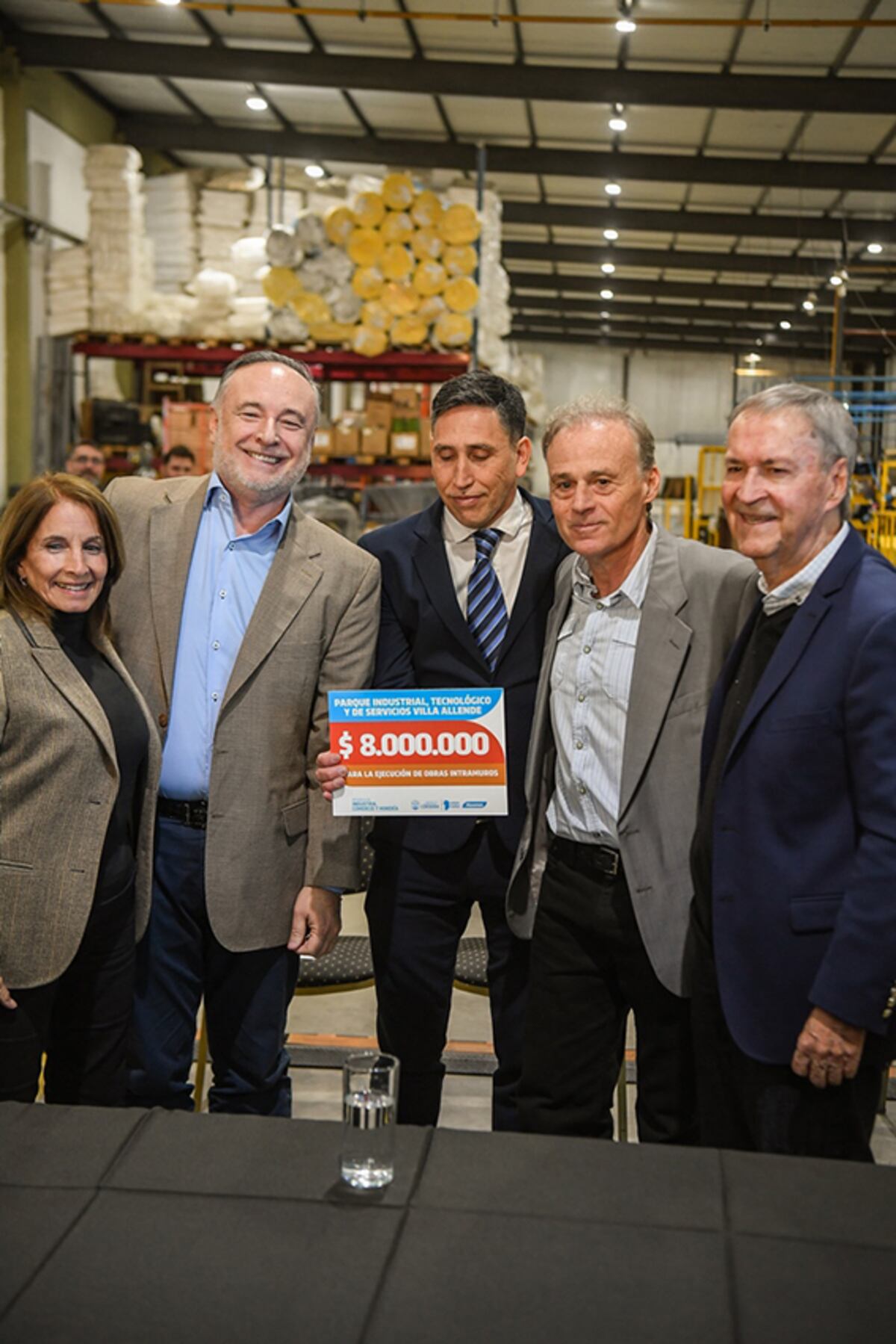 Se inauguró el parque industrial de Villa Allende. (Foto: Municipalidad de Villa Allende)