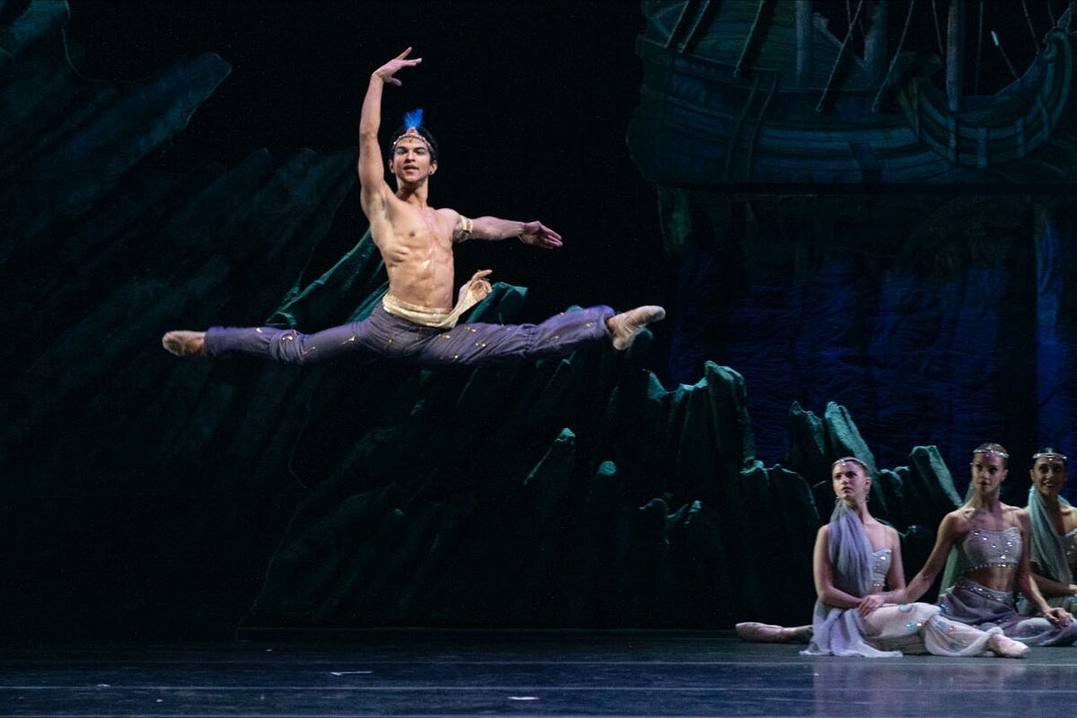 Jiva Velázquez, primera figura del ballet del Teatro Colón.