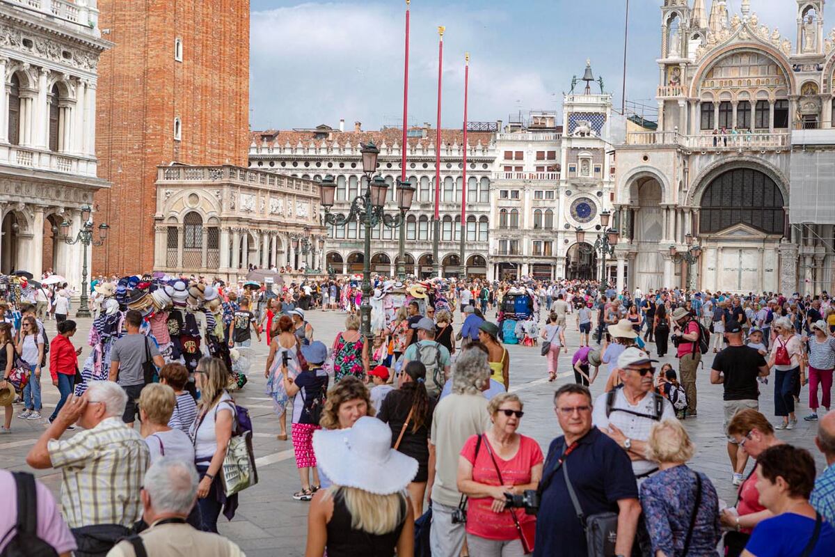 Piazza San Marcos, Venecia, Italia.