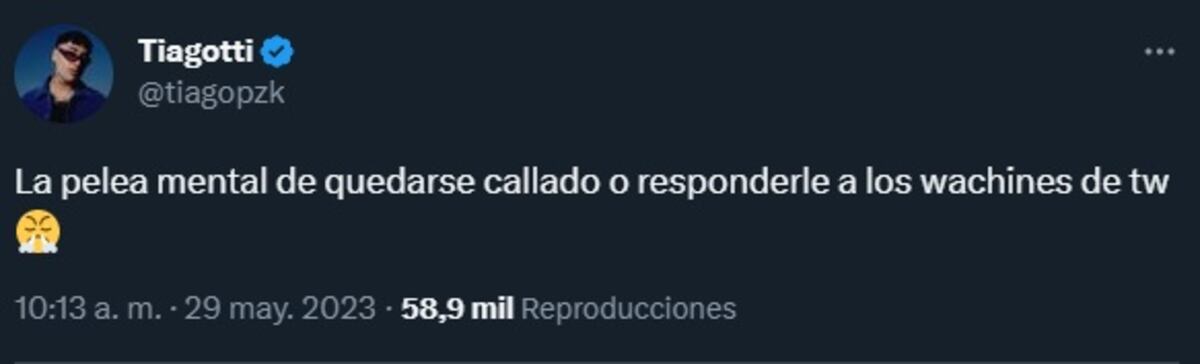 Picante ida y vuelta entre algunos integrantes de "Los del espacio" (Captura de pantalla)