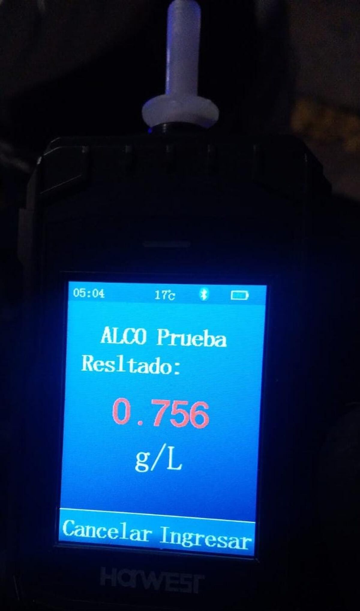 La mujer decidió manejar alcoholizada. (Policía)