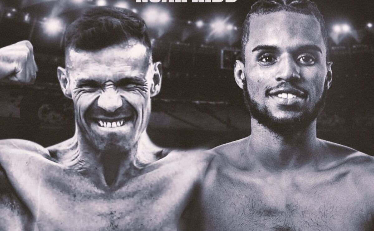 Martínez y Kidd listos para un nuevo espectáculo de boxeo. (Captura de pantalla)