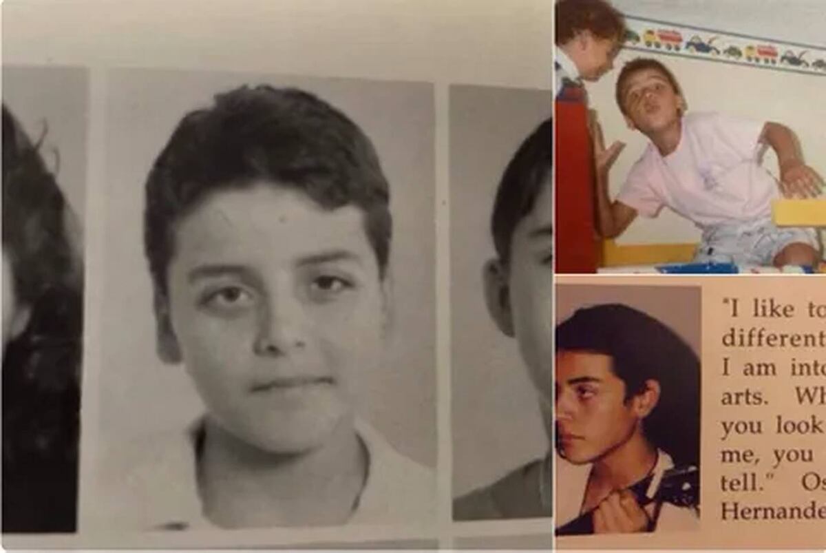 Oscar Isaac de niño. (Fayer Wayer)