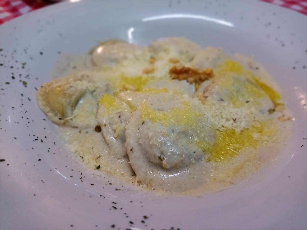 Pansottis, uno de los platos principales de Nonna Bertina (La Voz).