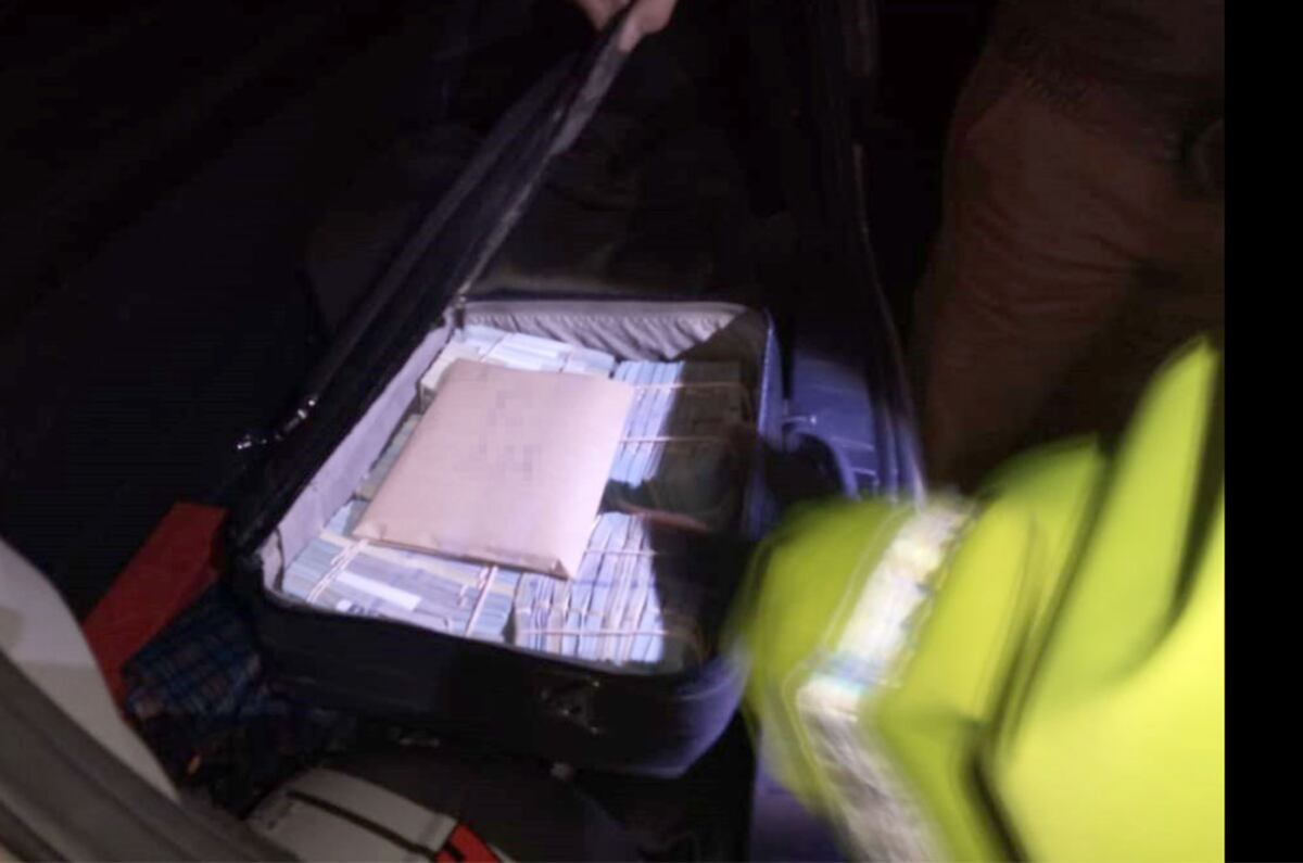 Lo secuestrado. (Gendarmería Nacional)