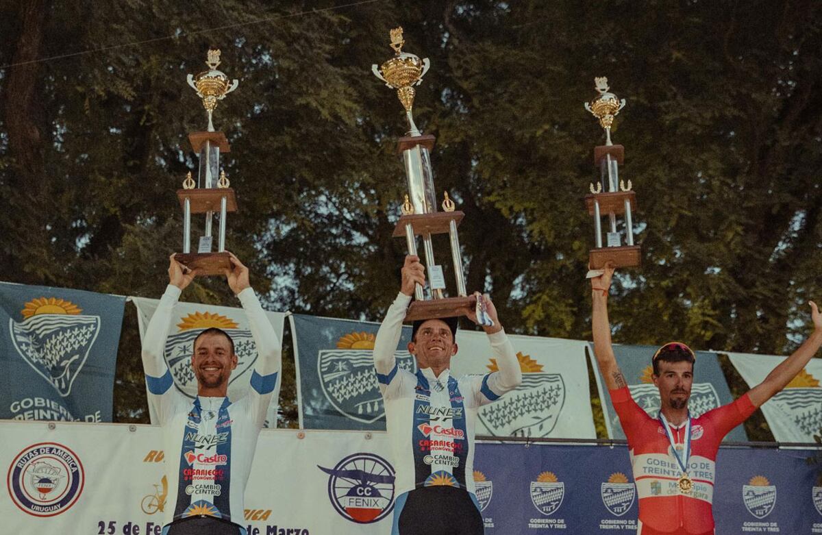 Jorge Giacinti, ganador de las Rutas de América en Uruguay. (Facebook: rutasdeamericaok)