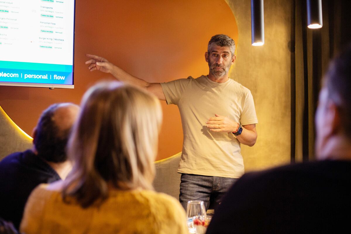 Martín Heine, director de Digital Growth de Telecom Argentina, encabezó la presentación de los nuevos productos de la compañía. (Gentileza Personal Pay)