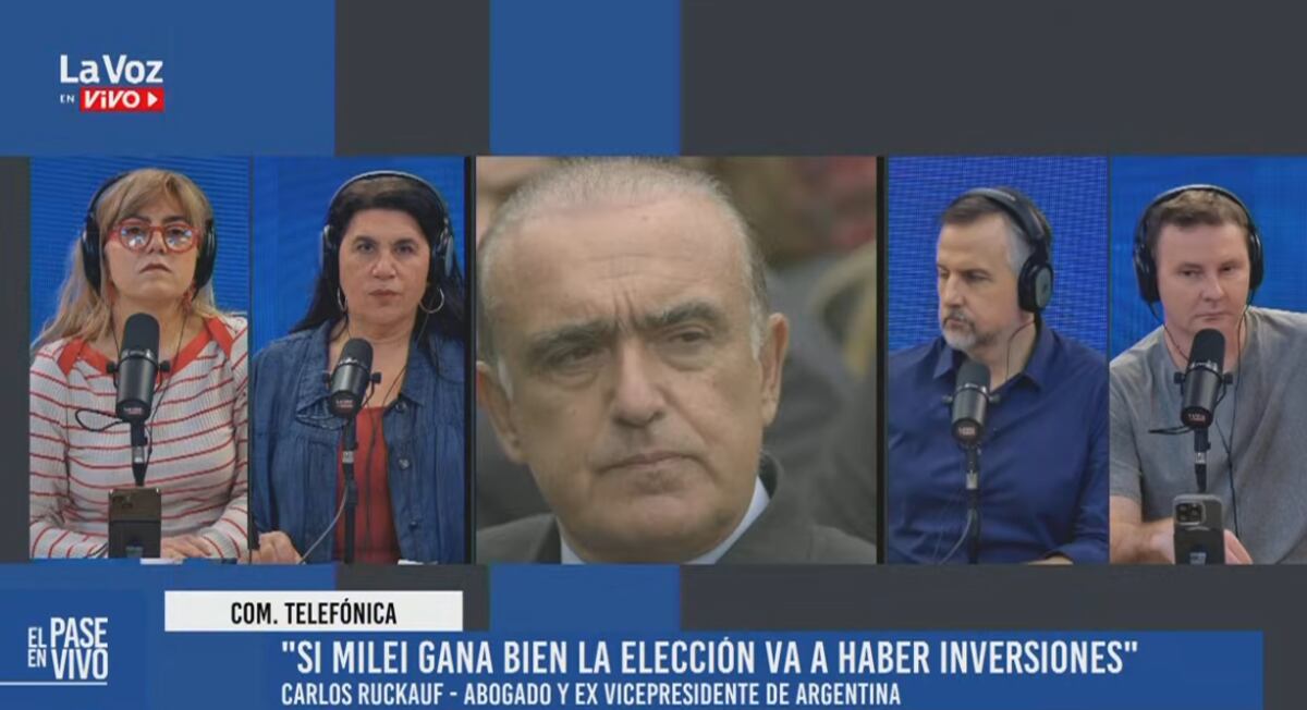 Ruckauf en La Voz En Vivo.