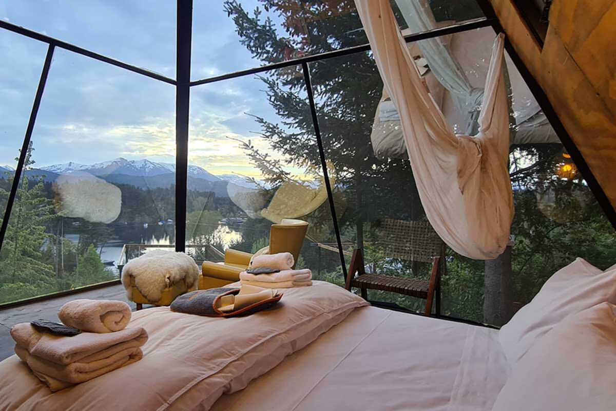 Puerto Manzano Suites & Glamping en Villa La Angostura. (foto: gentileza Glamping South)
