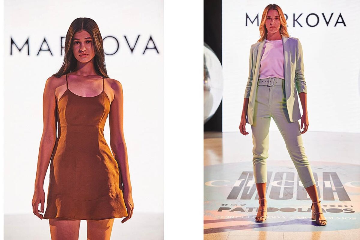 Markova: los colores rojo, fucsia y verde continuarán siendo tendencia y se suman camel y tostado. (Foto: Patio Olmos Shopping)