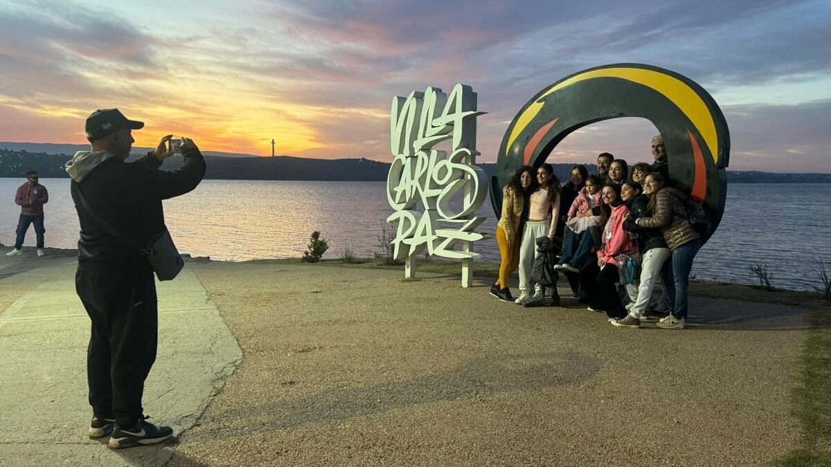 Turismo invernal en Villa Carlos Paz. (La Voz) 