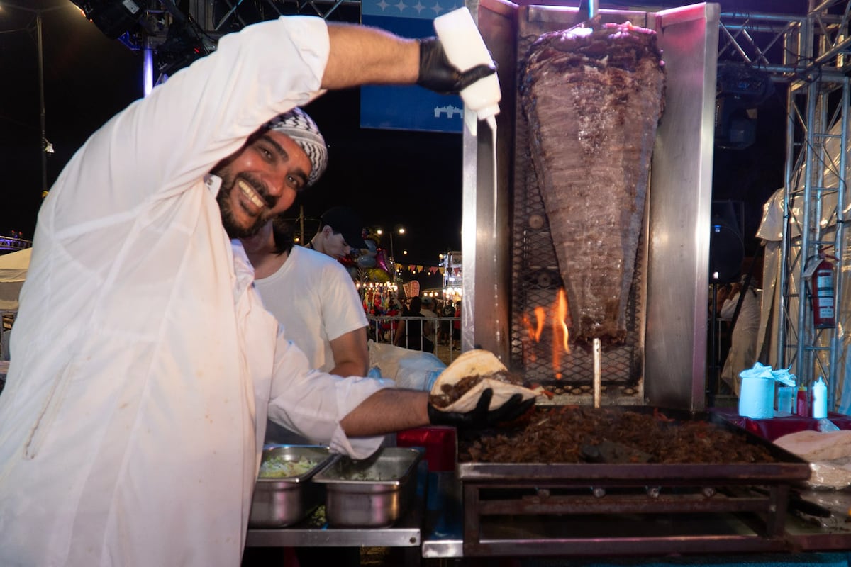 El shawarma, uno de los platos típicos de Medio Oriente que se pueden degustar en Alta Gracia. (La Voz)