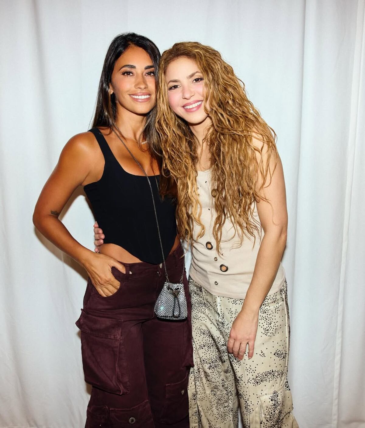 Antonela Roccuzzo y Shakira, juntas en Miami (Instagram de Antonela Roccuzzo)
