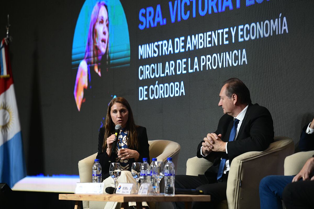 Expo Parques Industriales 2025. Conversatorio sobre Sustentabilidad e Innovación. (Ramiro Pereyra / La Voz)