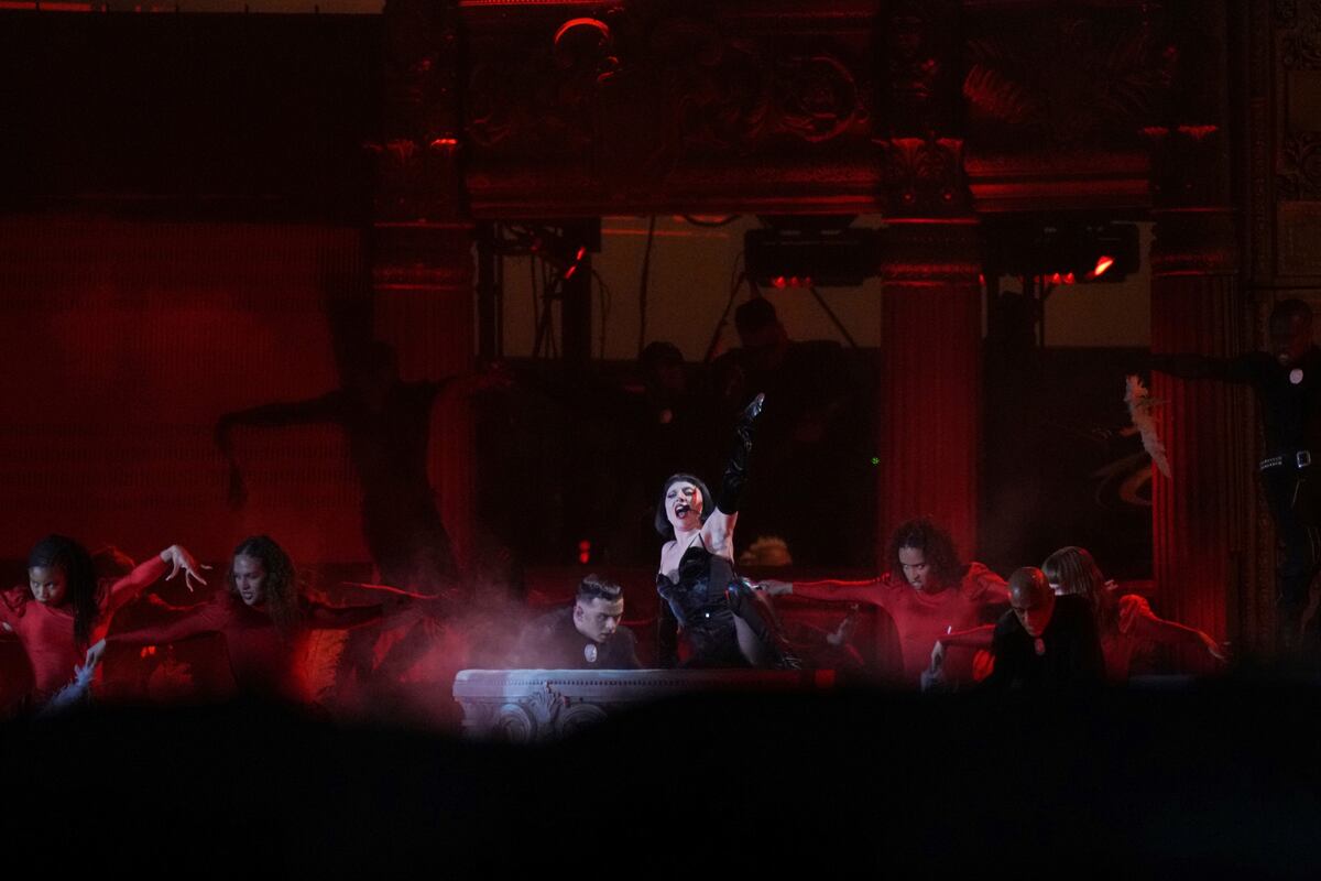 En fotos: el show gratuito de Lady Gaga en Copacabana, in Rio de Janeiro. 3 de mayo de 2025. (AP / Silvia Izquierdo)