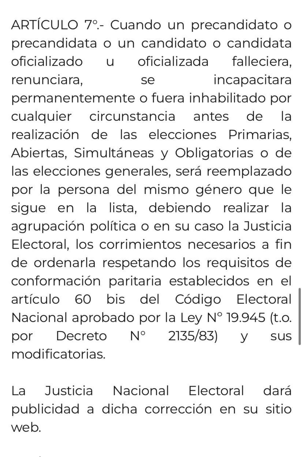 Decreto 171/2019. Art. 7