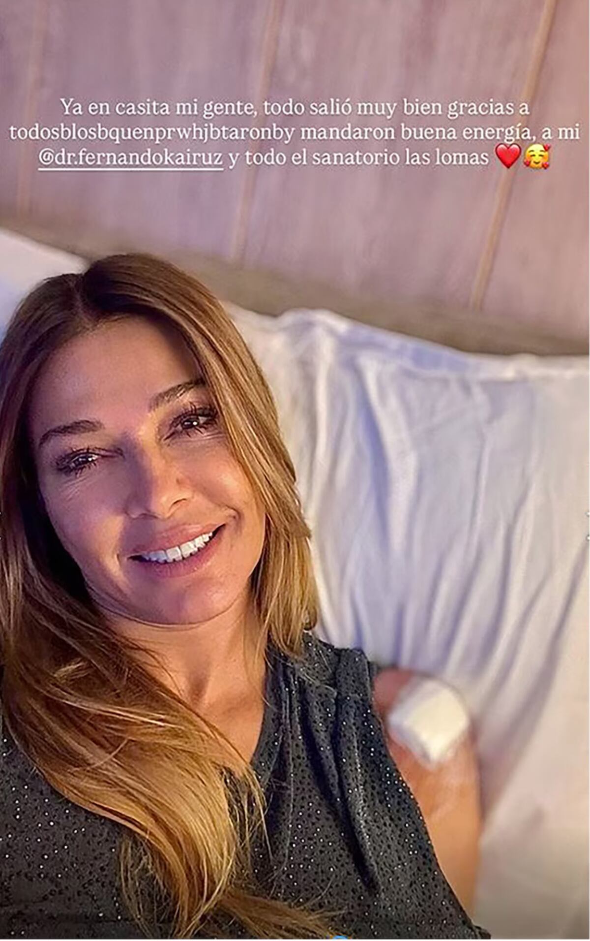 La historia de Catherine Fulop que causó risas entre sus seguidores por su error de tipeo. (Foto: Captura de pantalla)