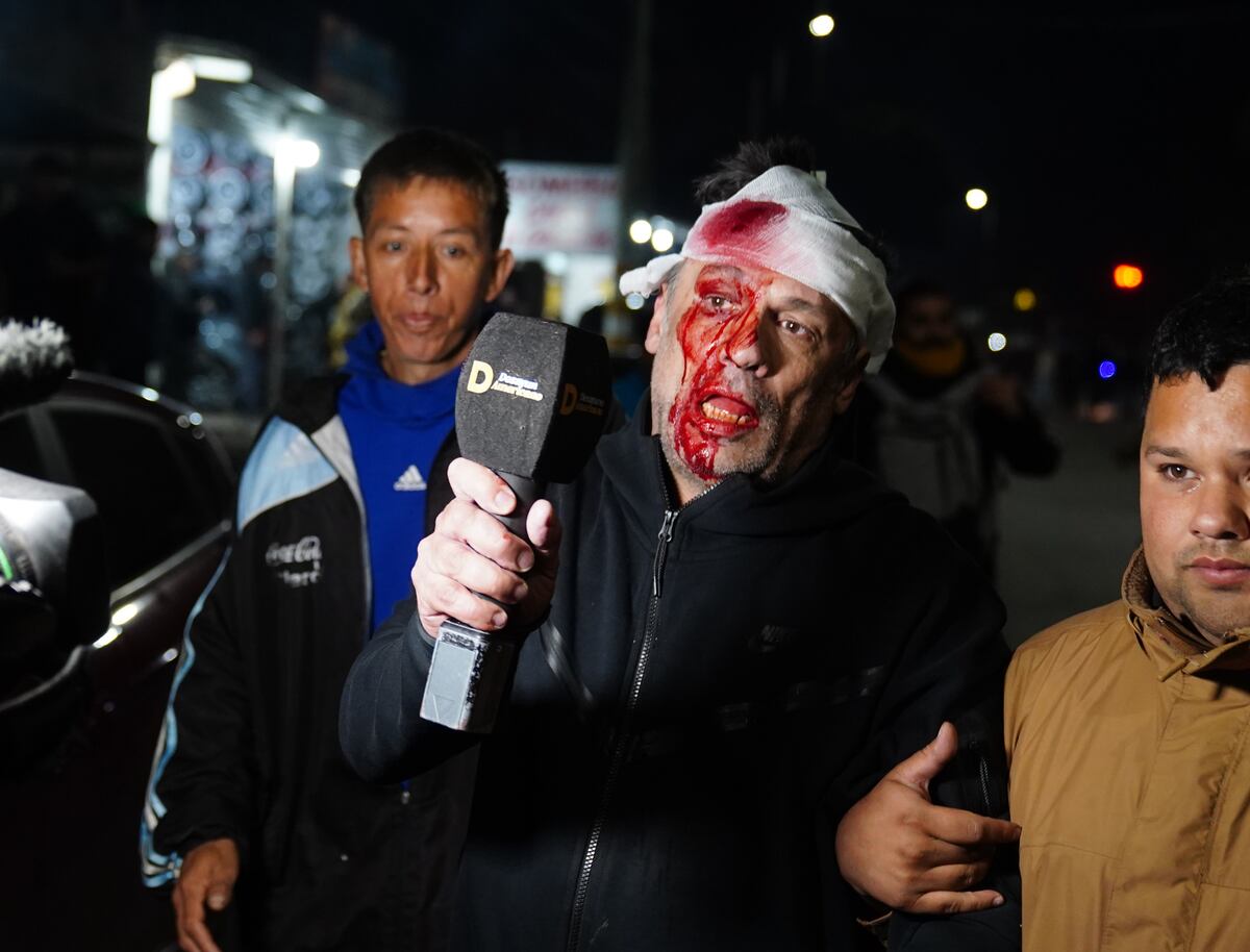 Acto de Milei en Moreno. (Clarín)