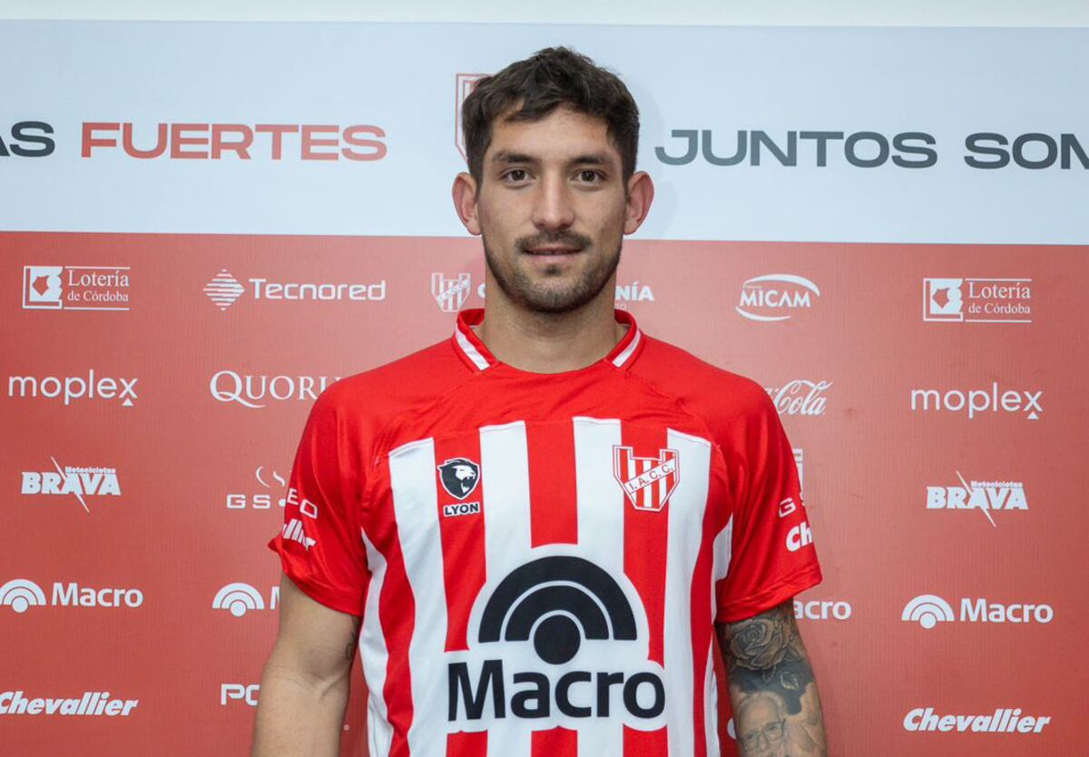 Lucas Rodríguez, lateral izquierdo que se suma a Instituto. (Prensa IACC).