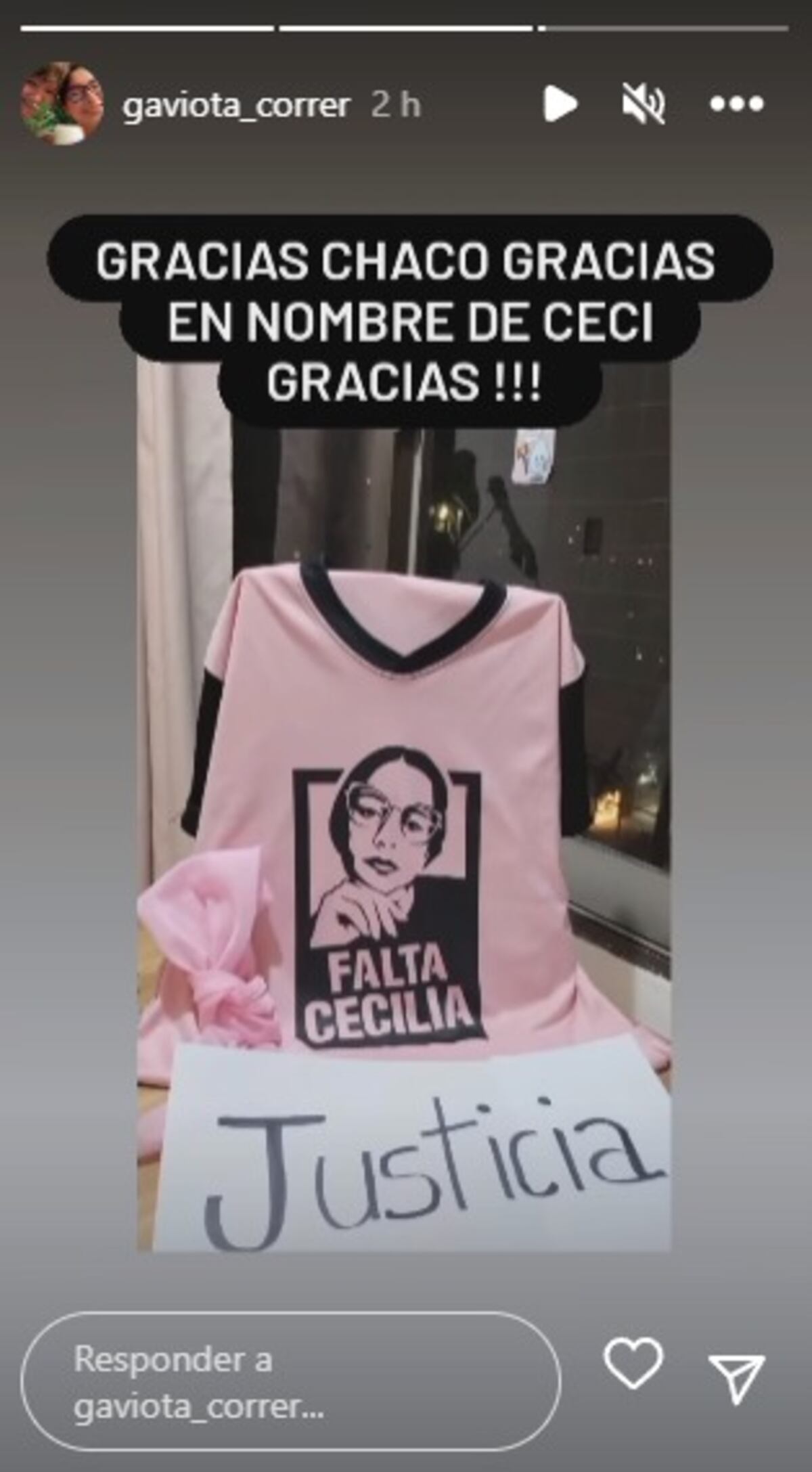 Lo publicó en su perfil de Instagram. (Captura de pantalla)