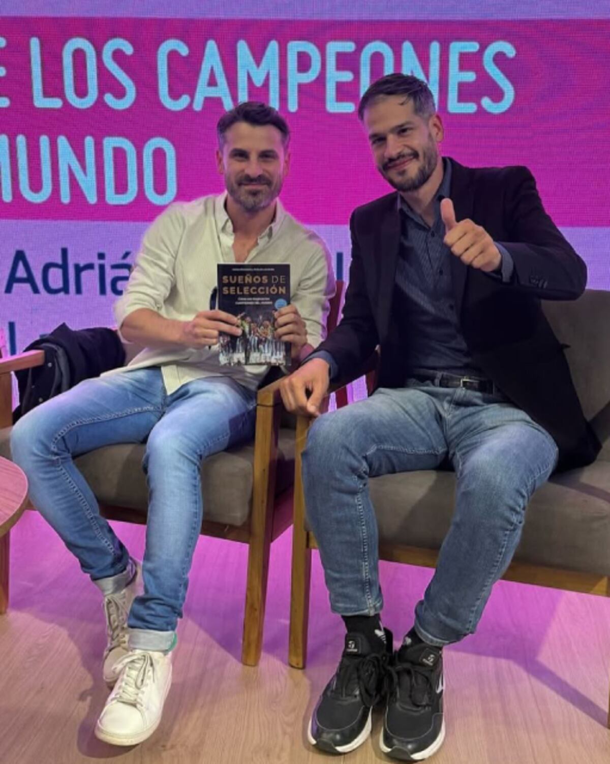 Nahuel Lanzilotta y Adrián Michelena. (Instagram)