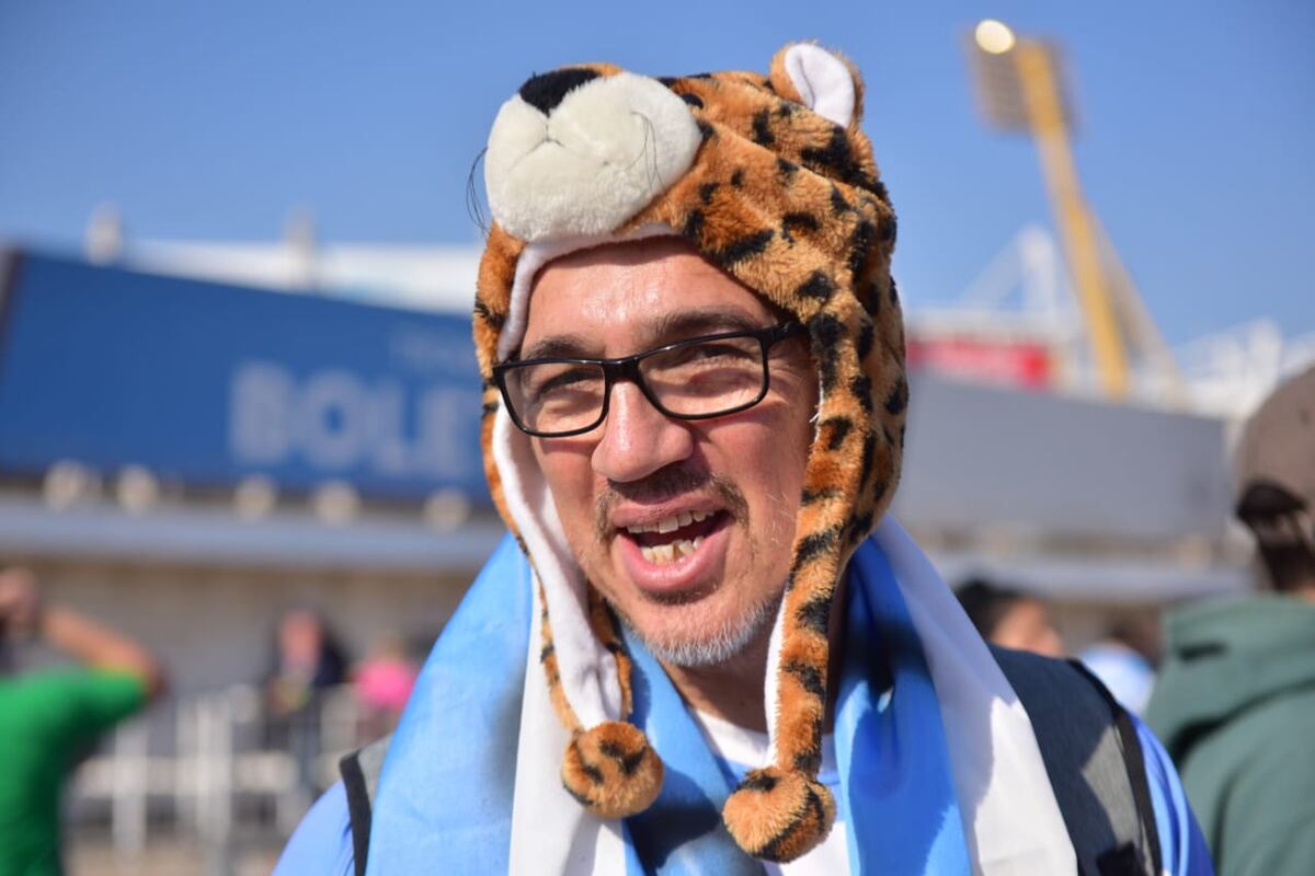 Cara 'e Cancha de Los Pumas en la previa del partido con los All Blacks en el Kempes. (José Gabfriel Hernández / La Voz)