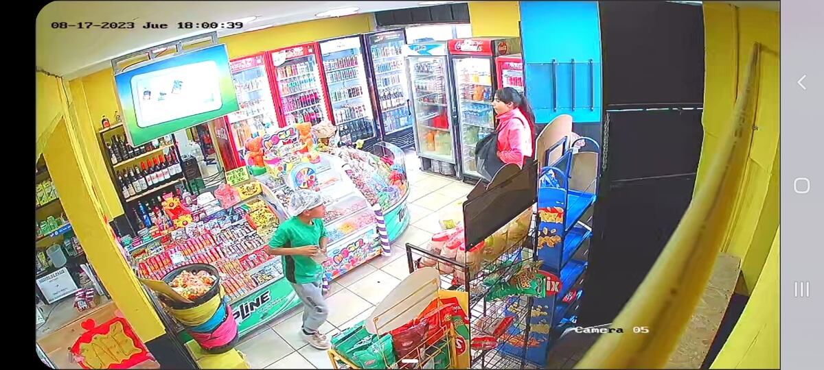 Muchos mecheros y mecheras aprovechan una distracción para cometer el hurto. Las cámaras de seguridad los registran, pero no tiene ningún efecto. (La Voz).