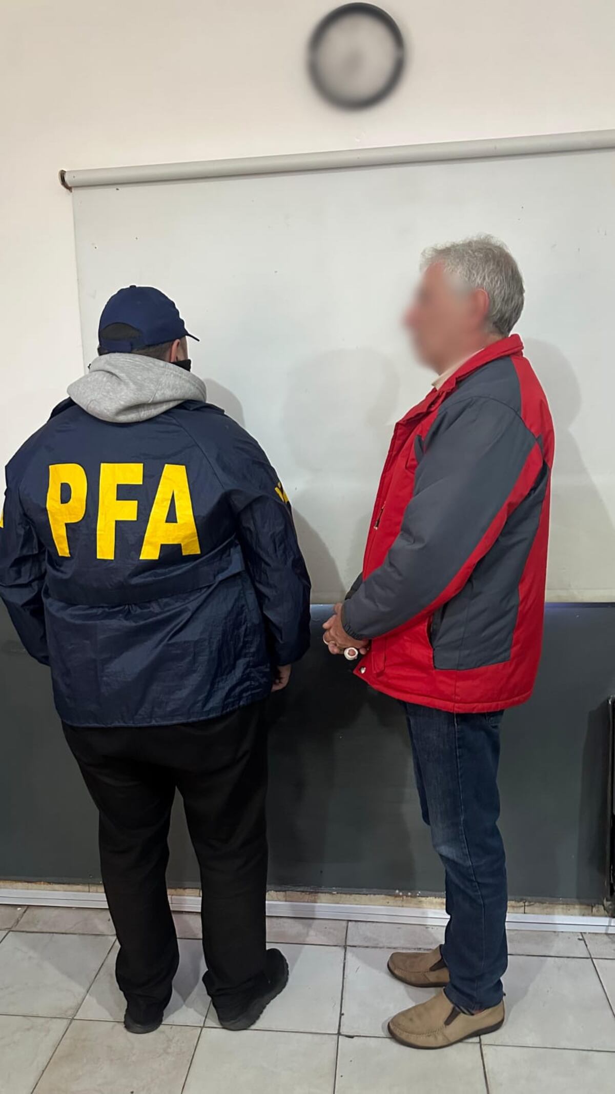 El detenido. (PFA)
