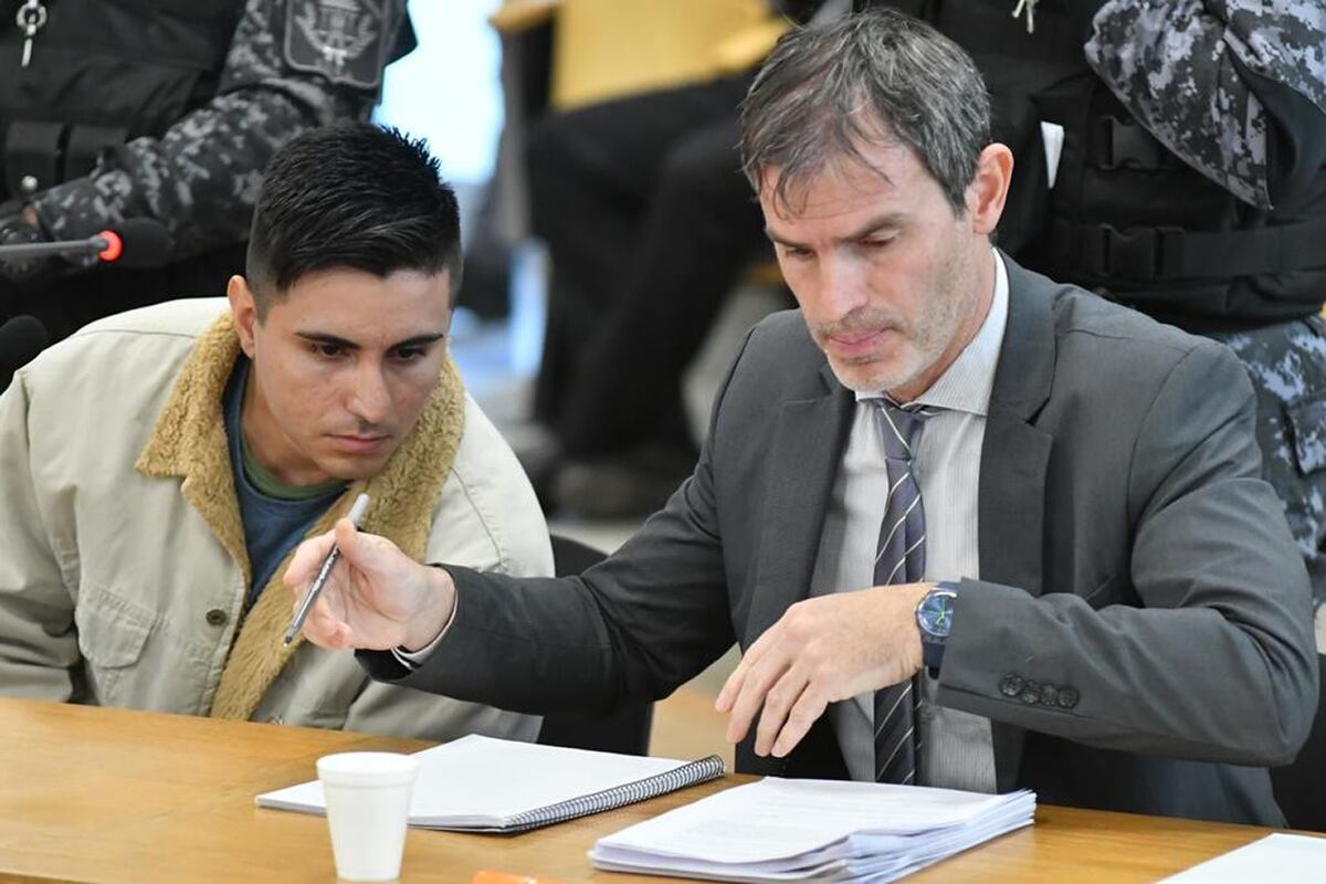 Río Cuarto. Nicolás Zabala, condenado a prisión perpetua por el femicidio de Oriana (Tomy Fragueiro/La Voz).