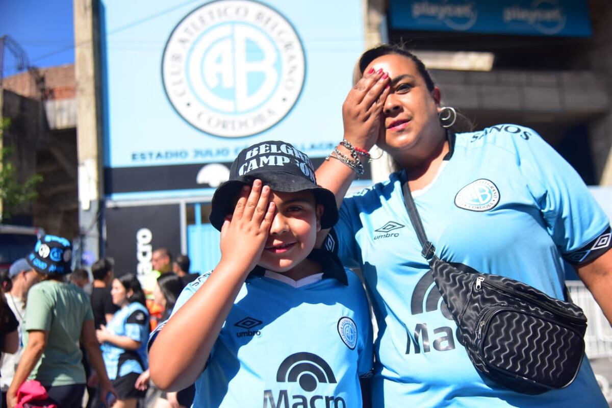 Cara 'e Cancha de Belgrano en la previa del partido con Club Atlético Unión. (Javier Ferreyra / La Voz)