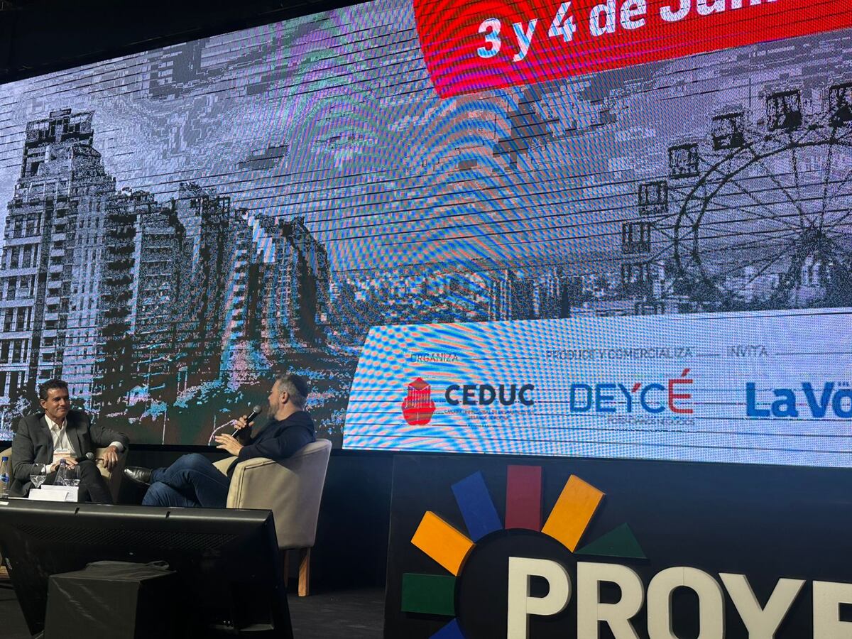 Panel de cierre Martin Techer (Elyon) y Daniel Elsztain (Irsa Inversiones) sobre "Experiencias que inspiran, oportunidades para desarrollar en el país y la provincia".