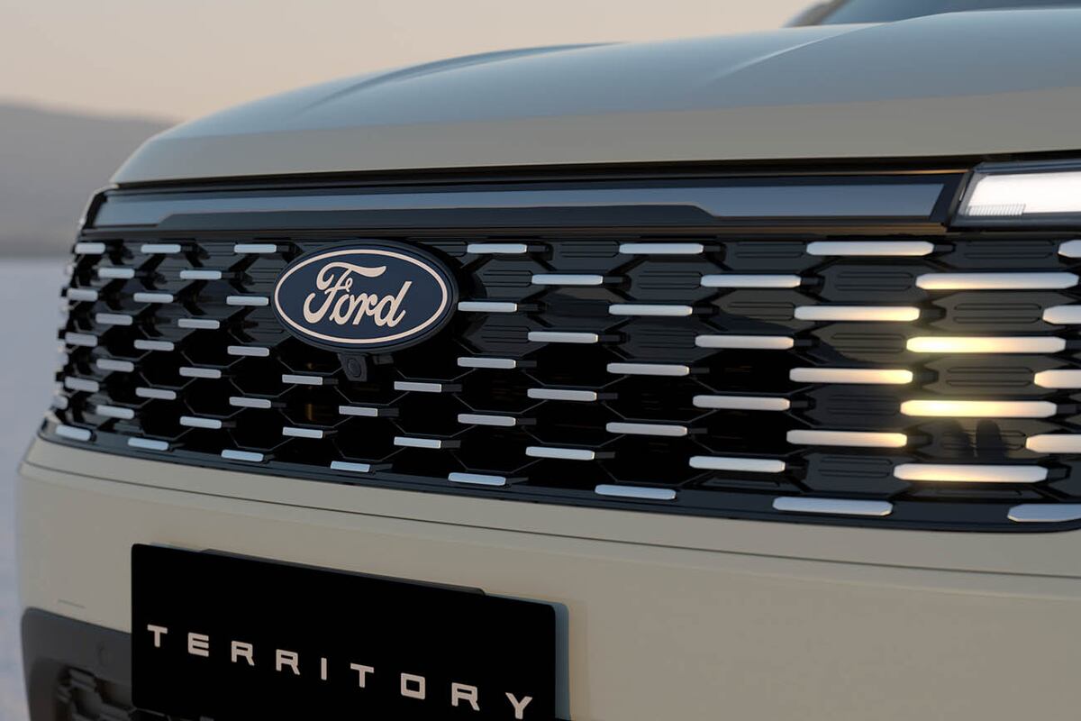 La nueva parrilla de la Ford Territory.