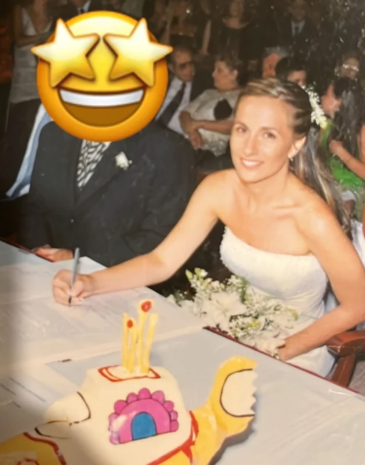 Archivo. Mariel en su primer casamiento, a los 29 años, con validez legal. Una década después, se divorció. Ahora se elige a ella misma.