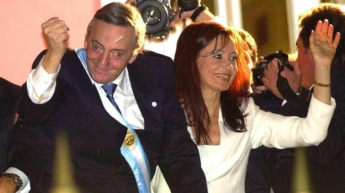 Néstor Kirchner y Cristina Fernández.