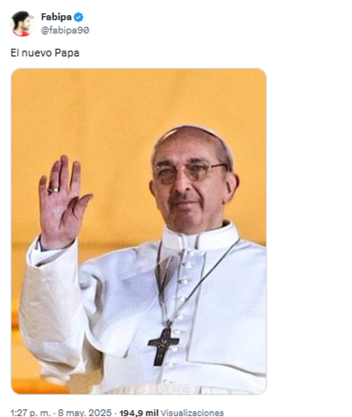 Los mejores memes del Papa. (Captura)