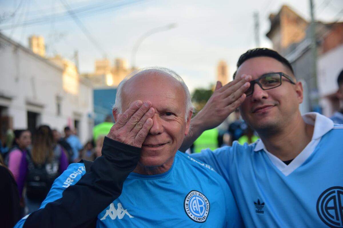 Cara 'e Cancha de Belgrano en la previa del partido con Racing en el Gigante de Alberdi. (Javier Ferreyra / La Voz)