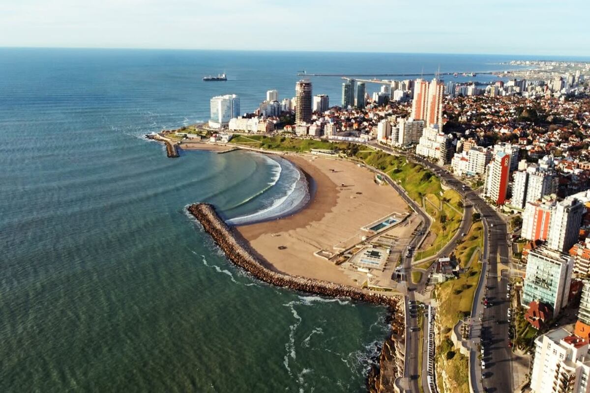 La postal de "La Feliz" que invita a vacacionar. (Foto: nte Municipal de Turismo y Cultura de Mar del Plata)