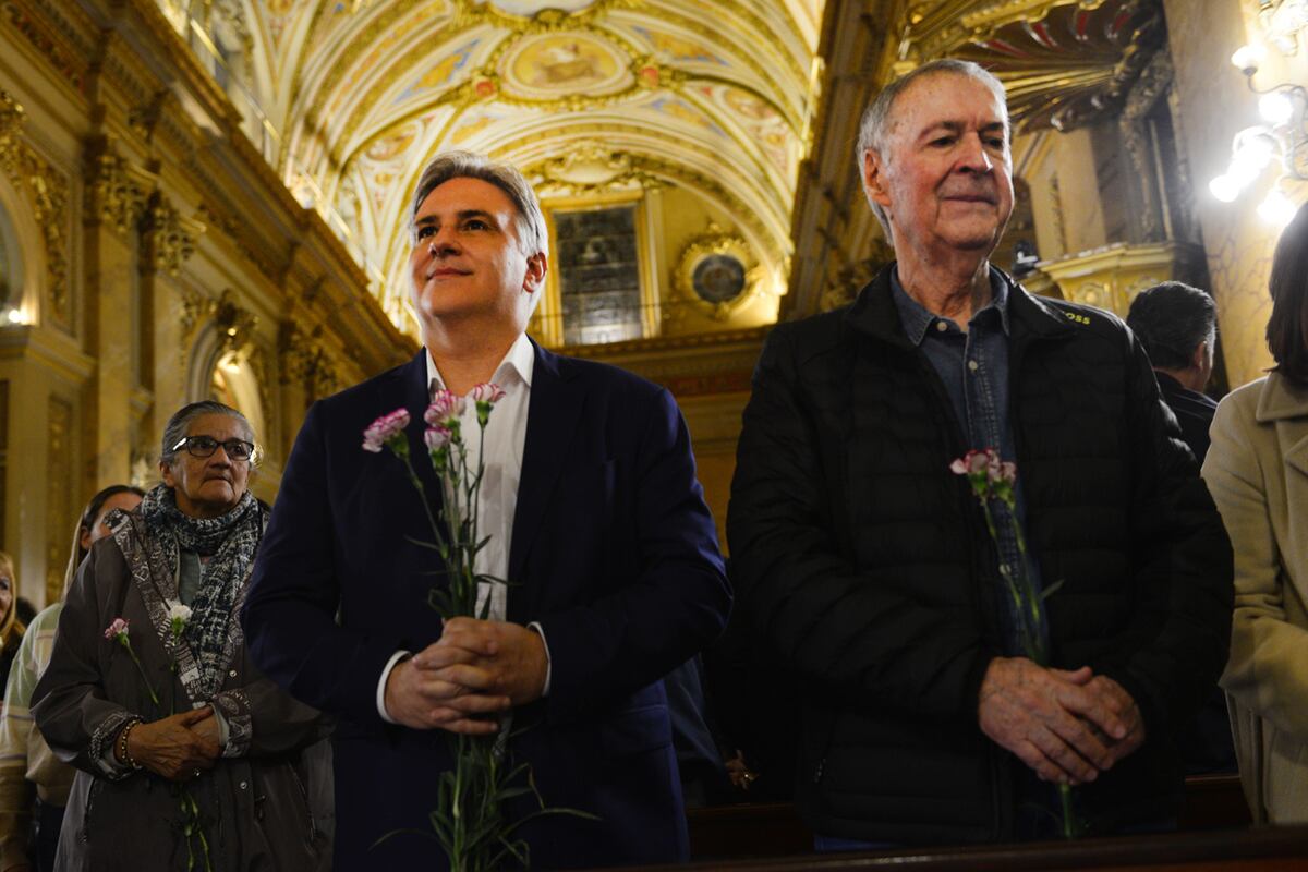 Llaryora y Schiaretti. Foto Javier Ferreyra