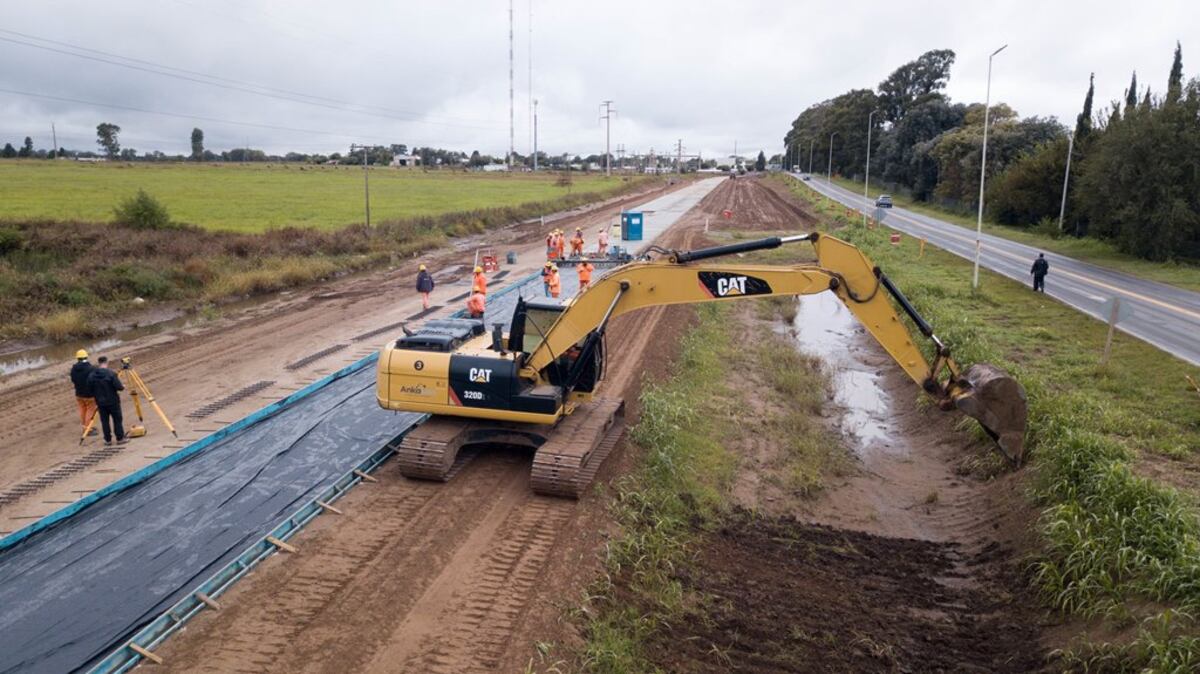 Ruta 30. Las obras que se llevan a cabo en Río Cuarto (Fotos: Prensa Gobierno).